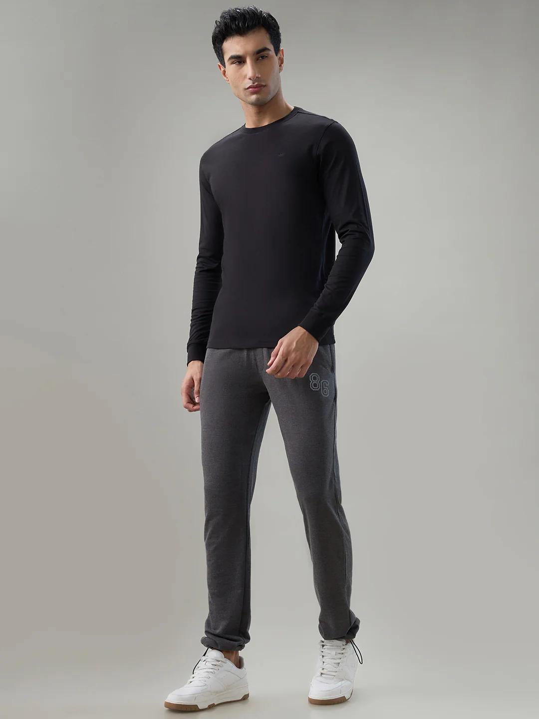 Park Avenue Men Black Cotton T-Shirt - Image 5
