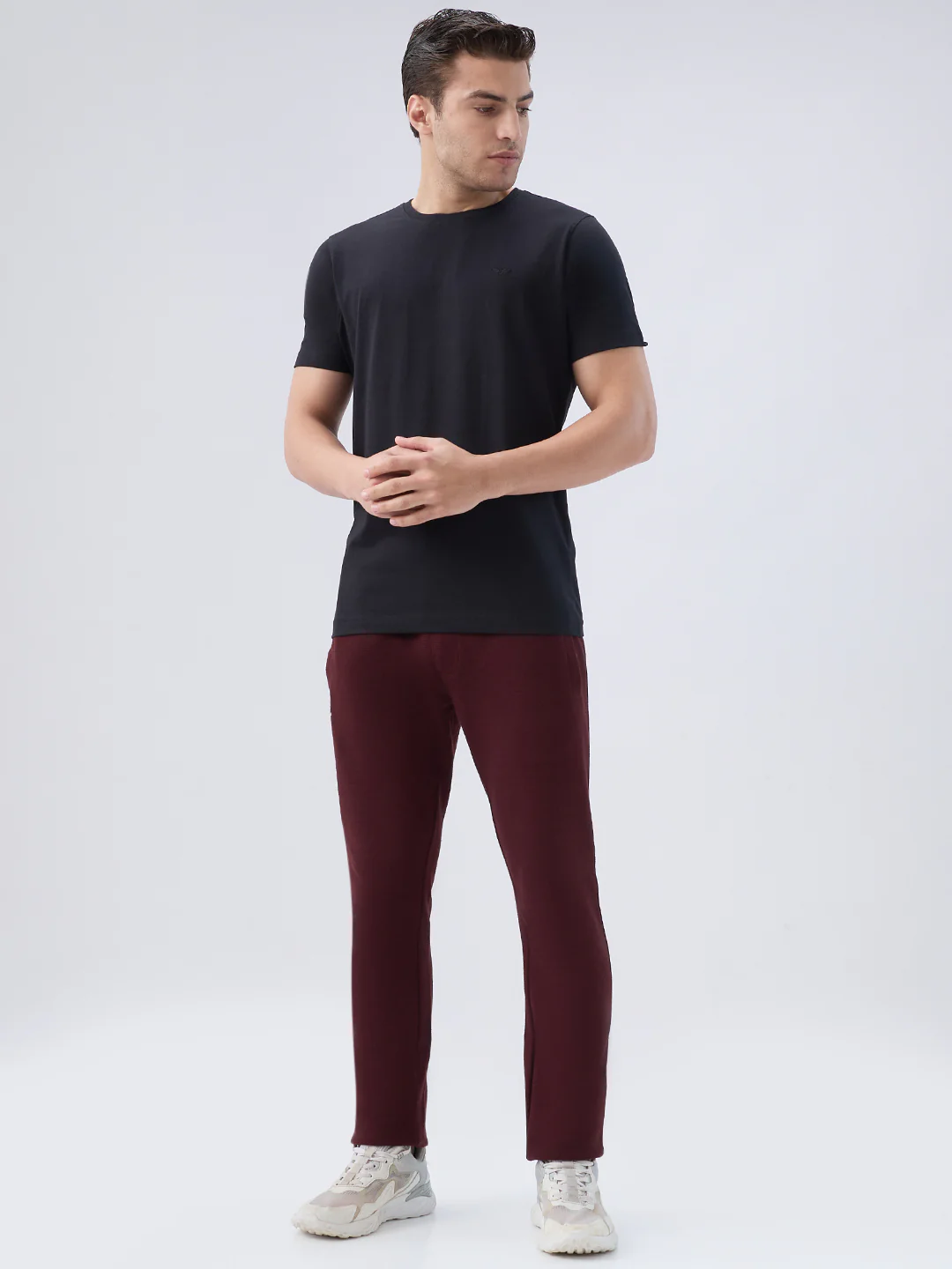 Park Avenue Men Black Cotton T-Shirt - Image 5
