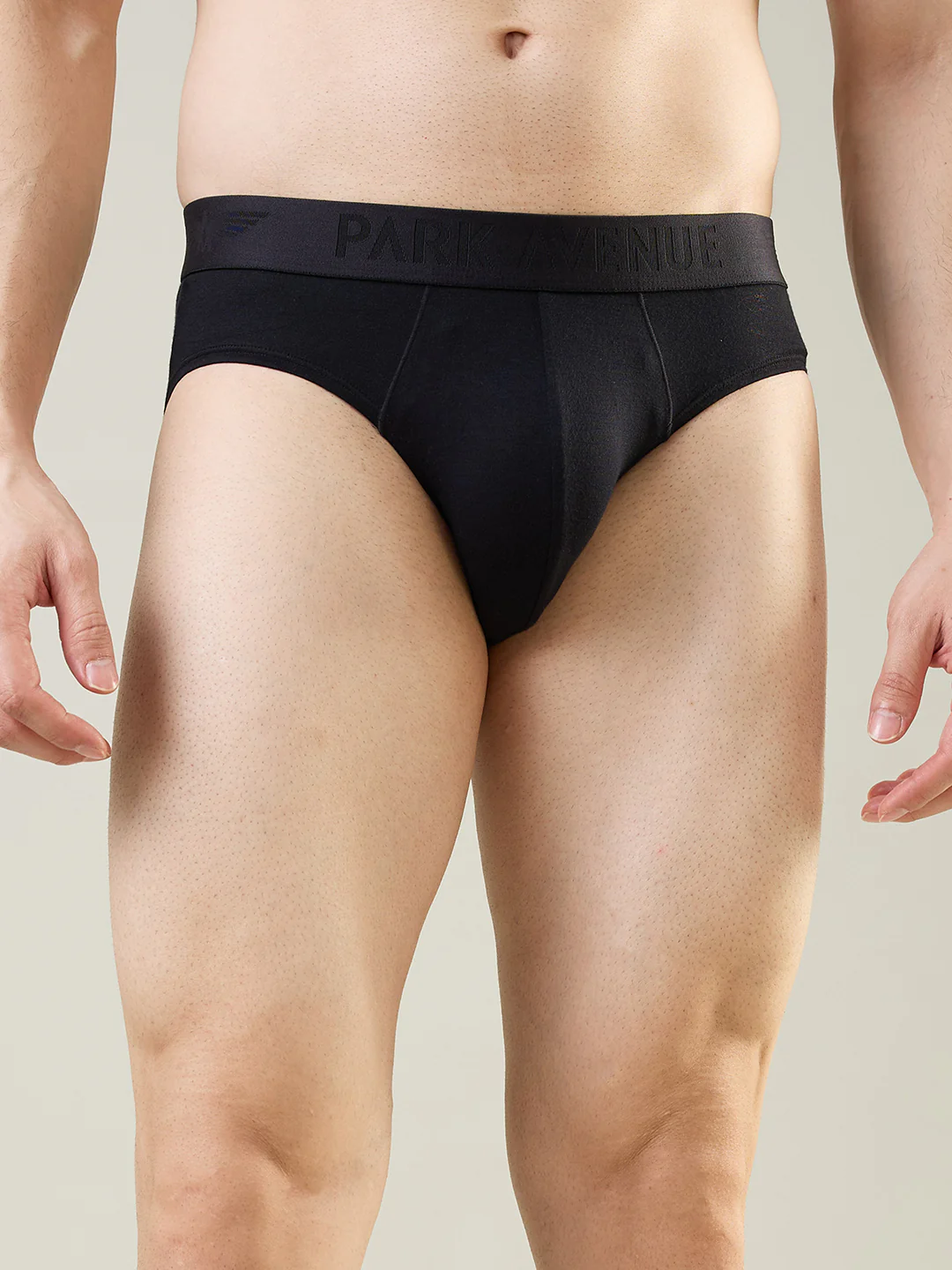 Park Avenue Men Black Modal Blend Brief