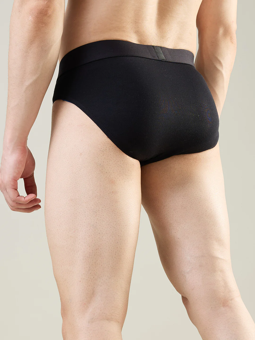Park Avenue Men Black Modal Blend Brief - Image 3