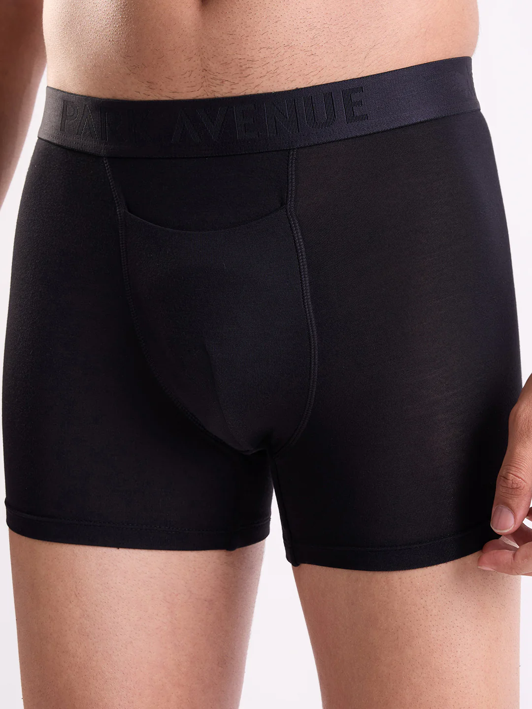 Park Avenue Men Black Modal Blend Trunk - Image 6