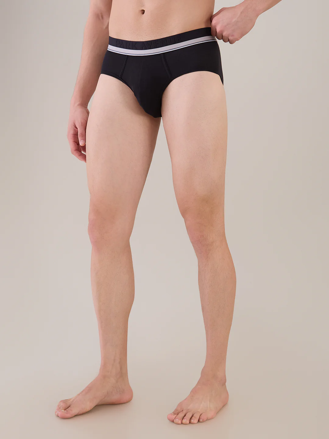 Park Avenue Men Black Modle Blend Brief - Image 2
