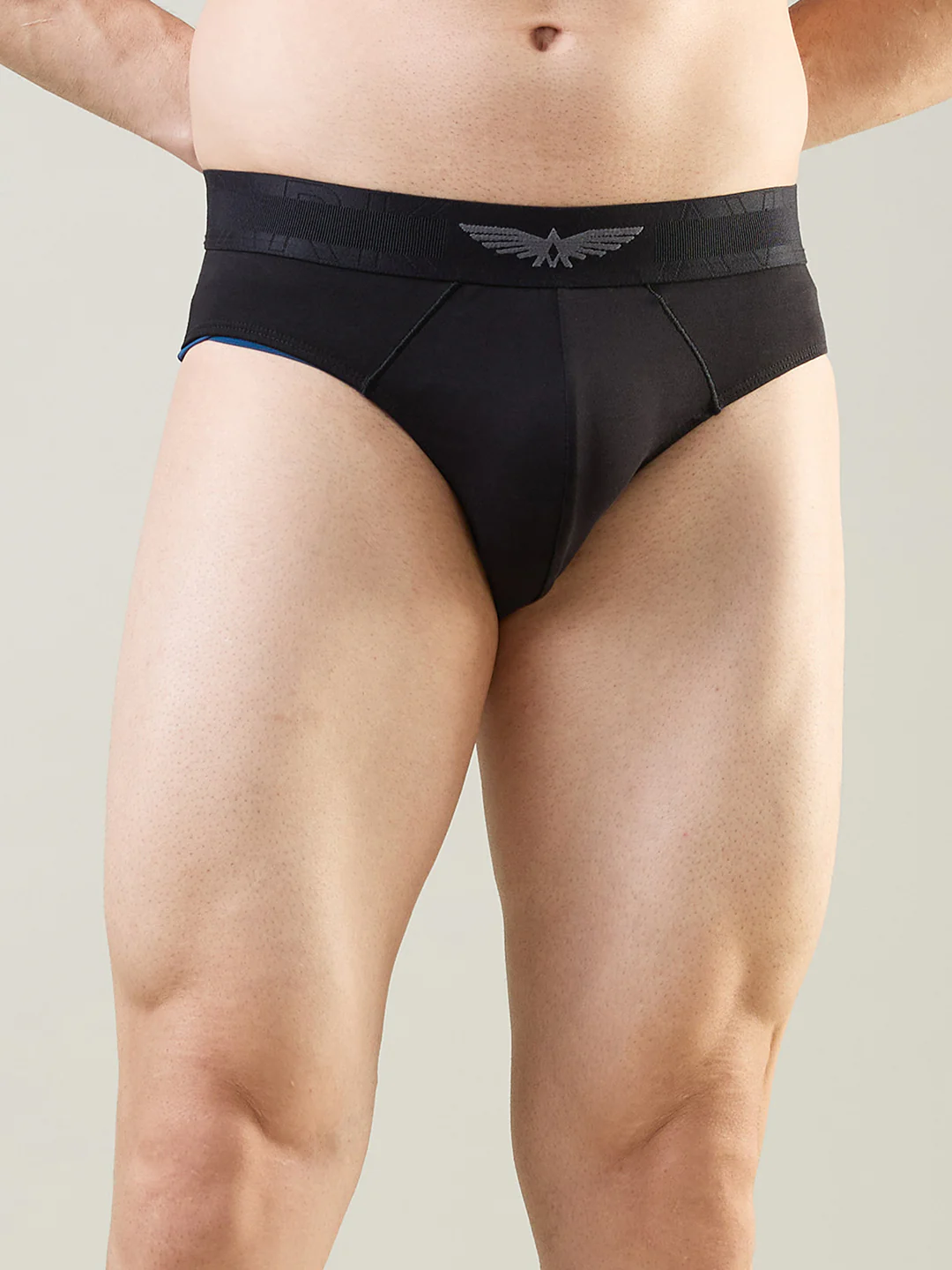 Park Avenue Men Black Supima Blend Brief