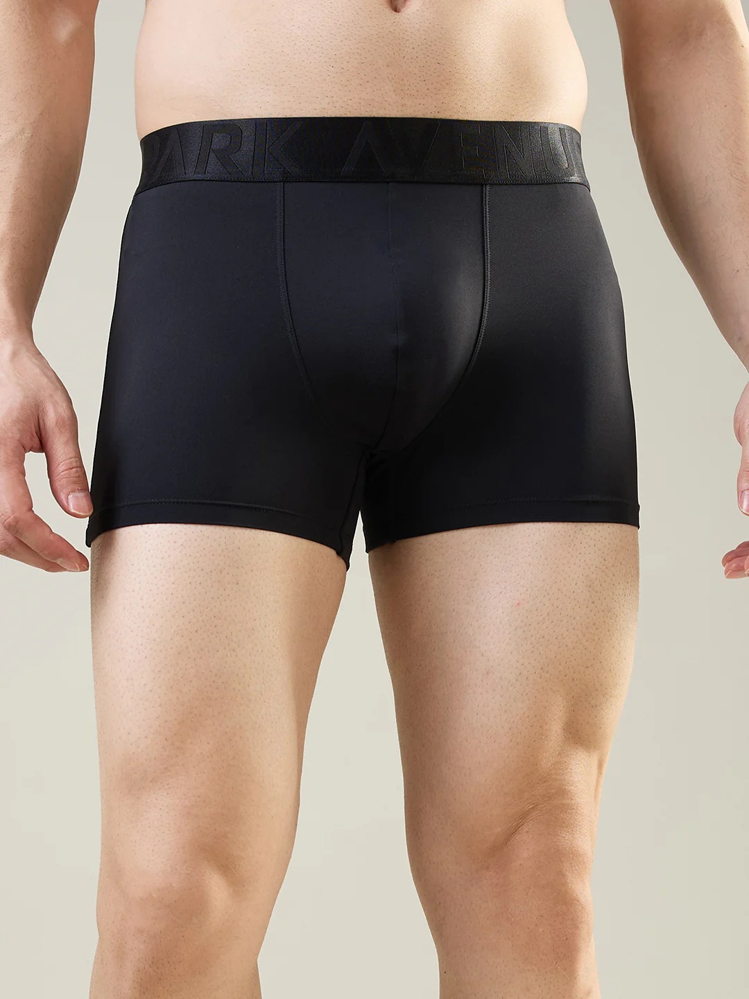 Park Avenue Men Black Tactel Nyloan Blend Trunk