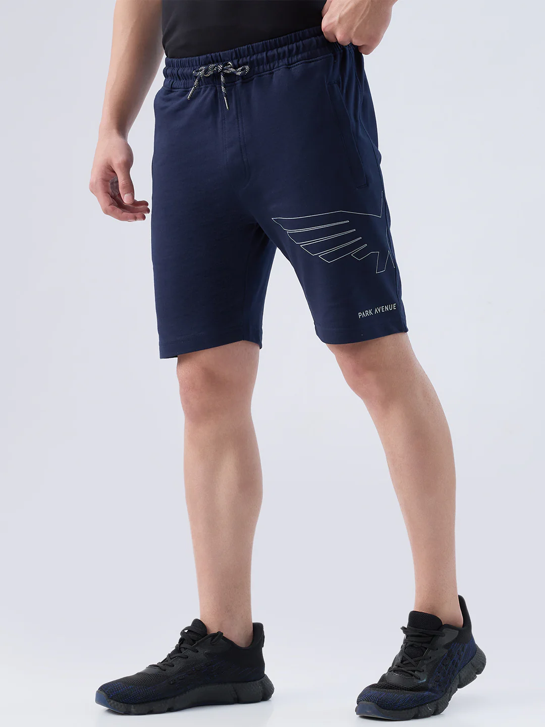 Park Avenue Men Blue Cotton Blend Boxer - Image 3