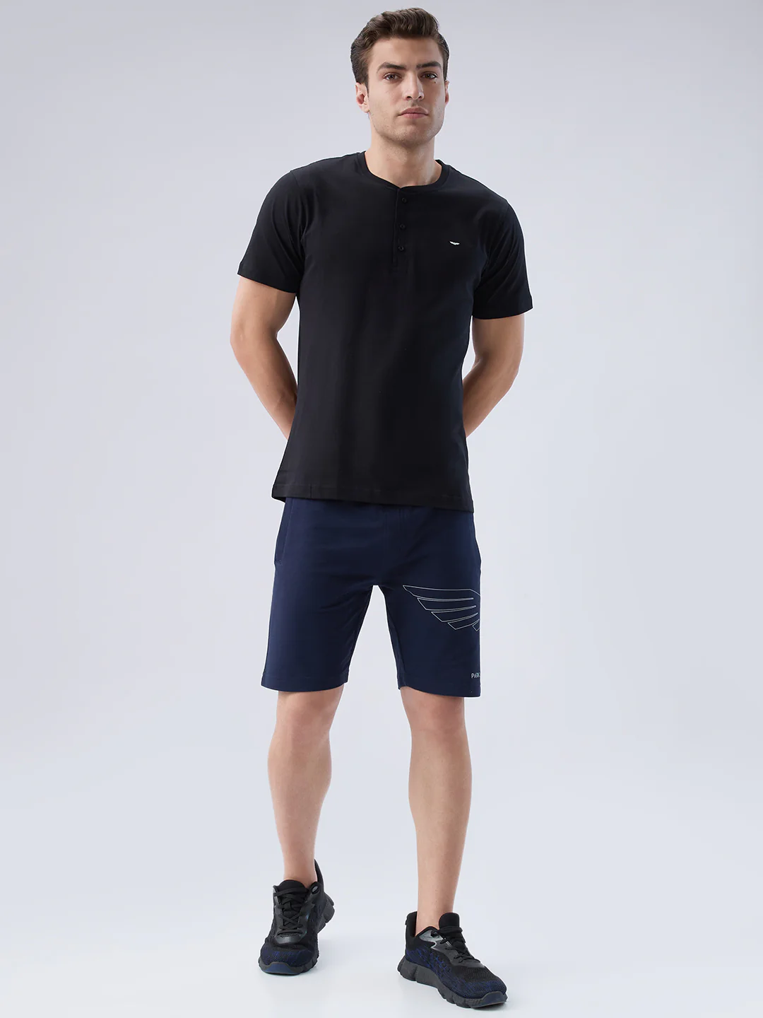 Park Avenue Men Blue Cotton Blend Boxer - Image 5