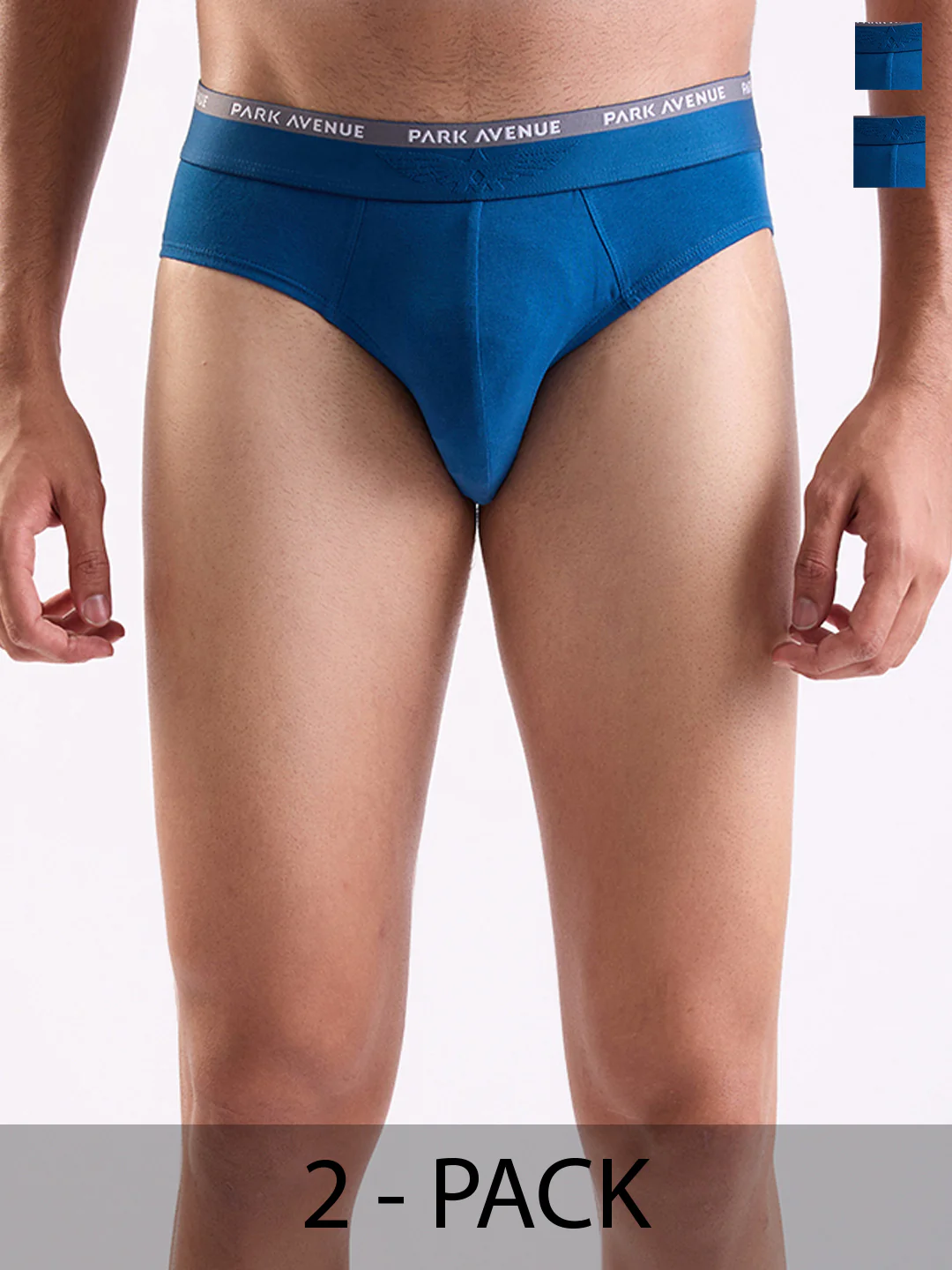 Park Avenue Men Blue Cotton Blend Brief