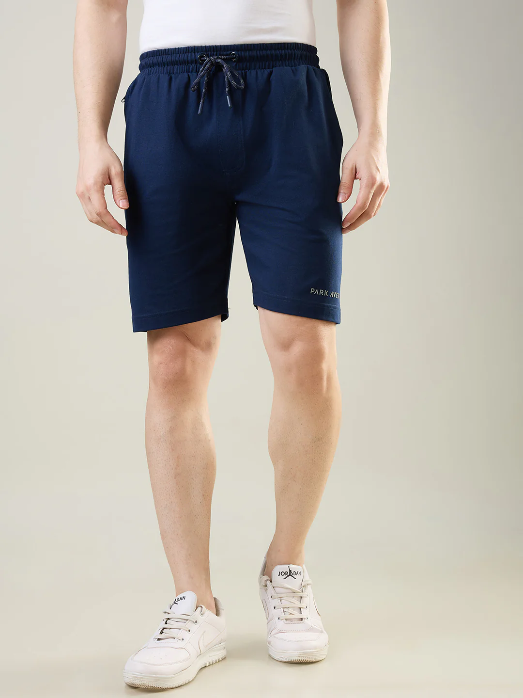 Park Avenue Men Blue Cotton Blend Short