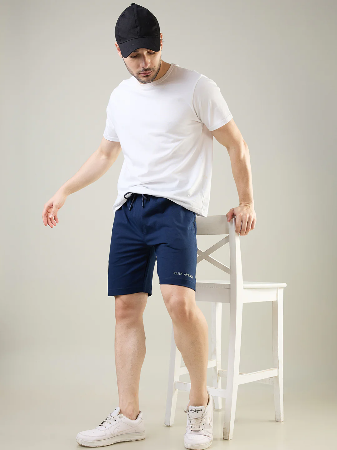 Park Avenue Men Blue Cotton Blend Short - Image 6