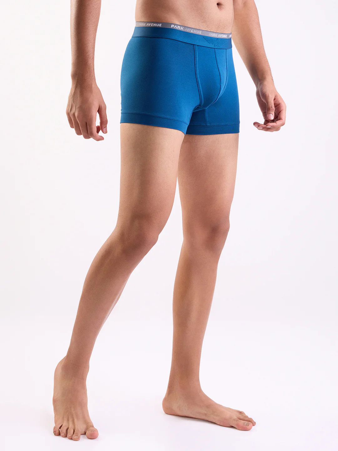 Park Avenue Men Blue Cotton Blend Trunk - Image 3