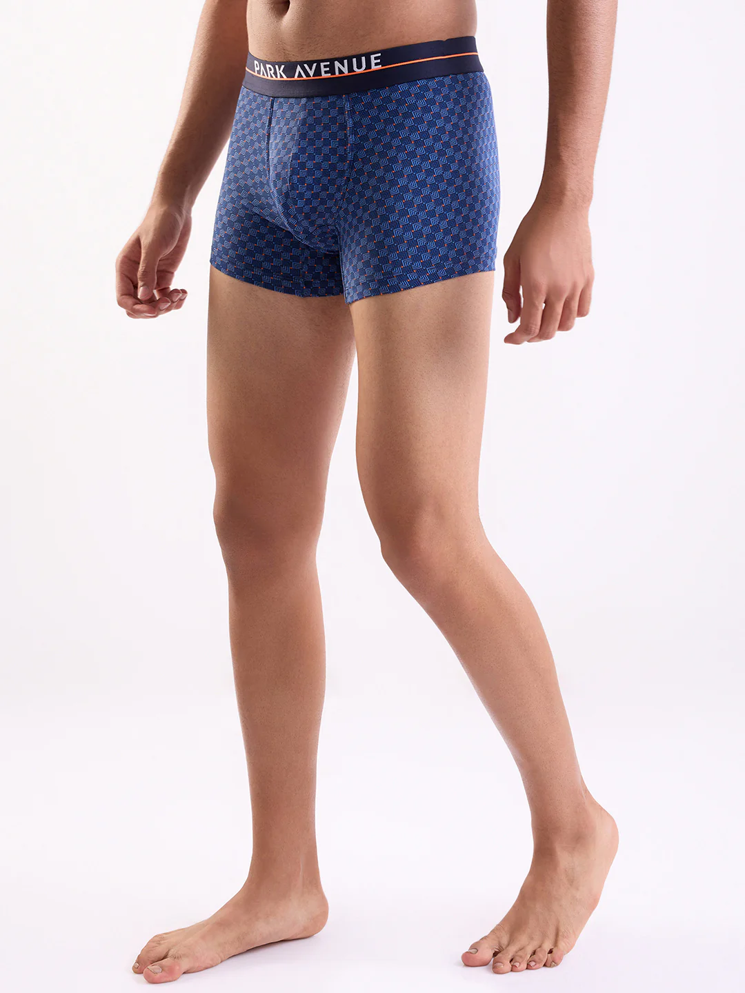 Park Avenue Men Blue Cotton Blend Trunk - Image 2