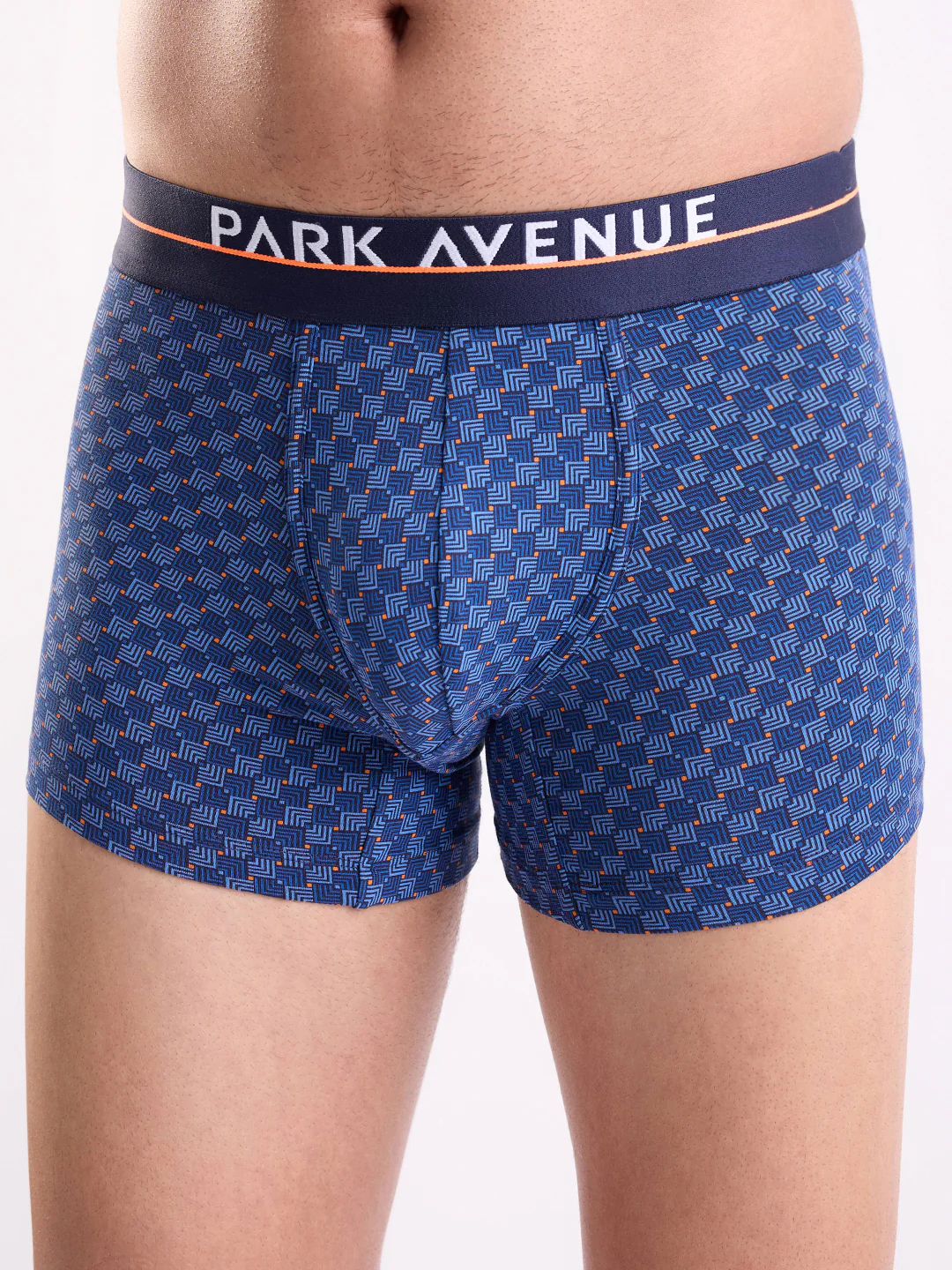 Park Avenue Men Blue Cotton Blend Trunk - Image 6