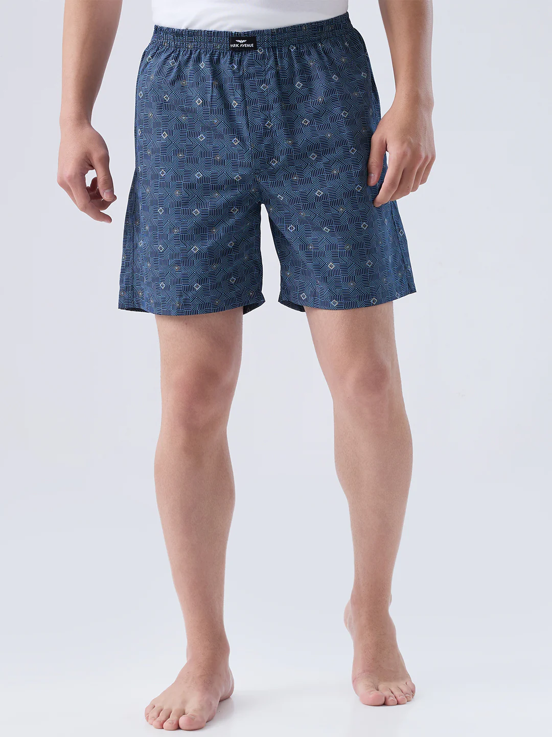 Park Avenue Men Blue Cotton Boxer