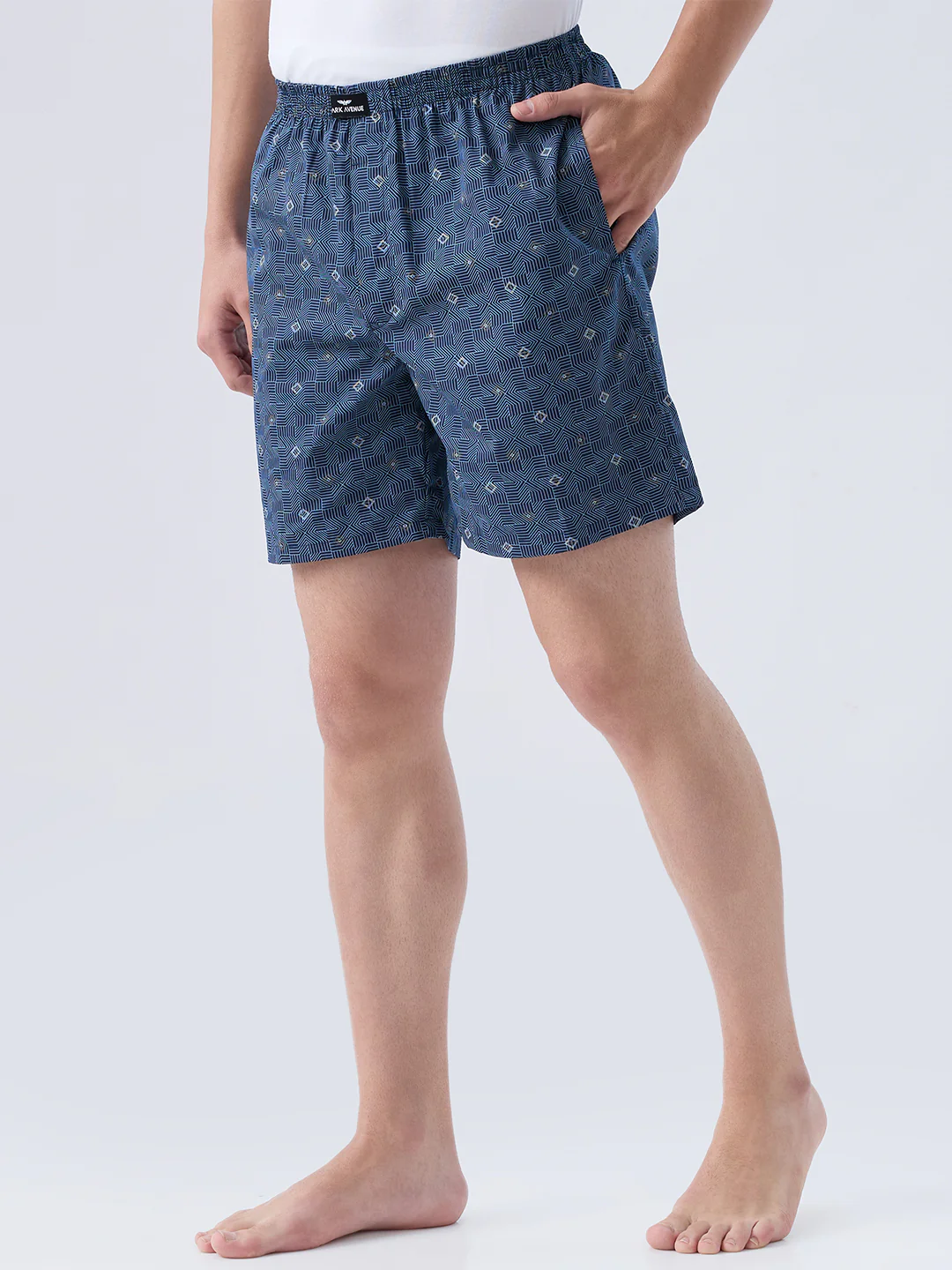 Park Avenue Men Blue Cotton Boxer - Image 3