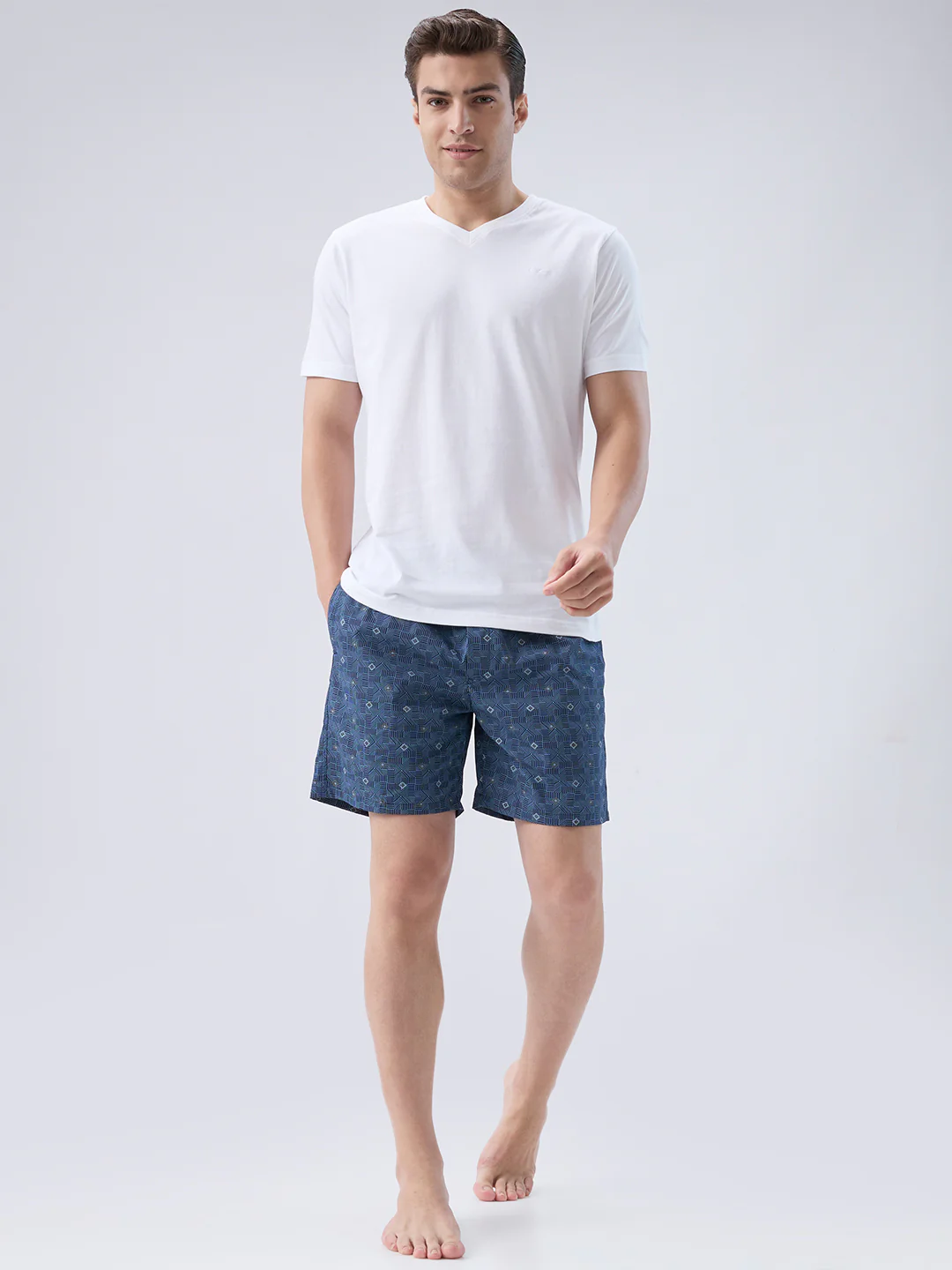 Park Avenue Men Blue Cotton Boxer - Image 5