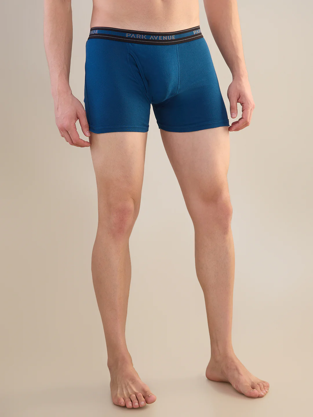 Park Avenue Men Blue Cotton Trunk - Image 3