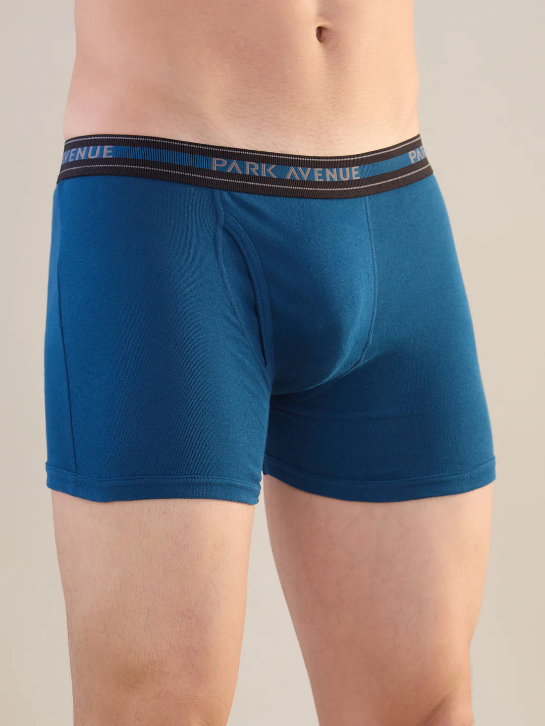 Park Avenue Men Blue Cotton Trunk - Image 7