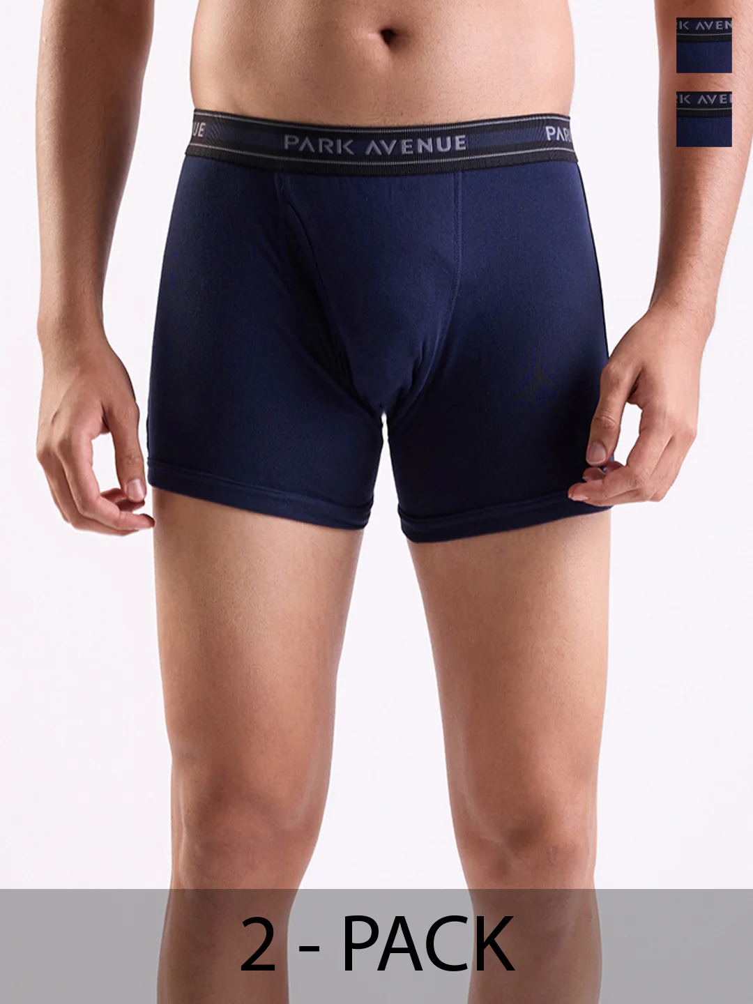 Park Avenue Men Blue Cotton Trunk