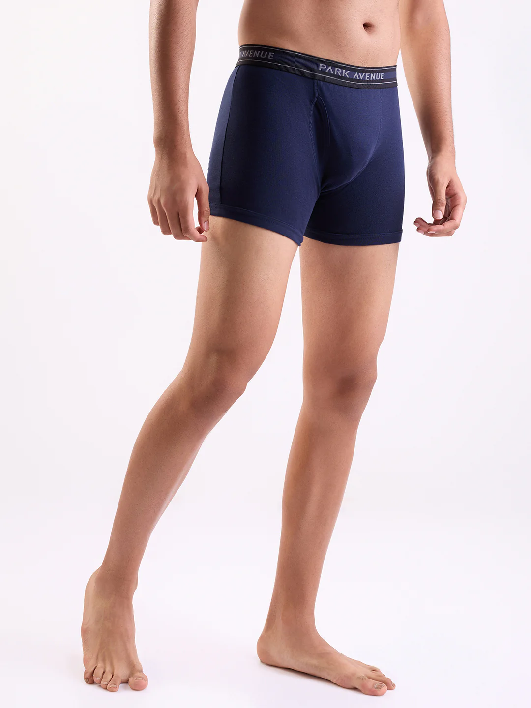 Park Avenue Men Blue Cotton Trunk - Image 4