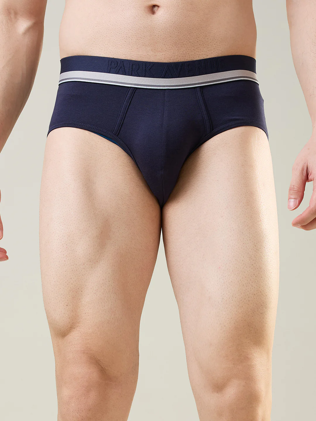 Park Avenue Men Blue MDL Cotton Blend Brief