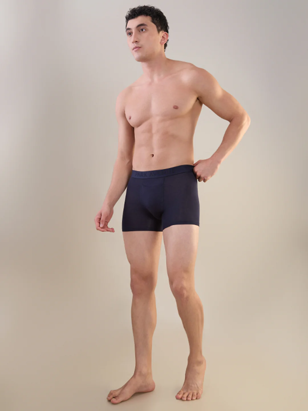 Park Avenue Men Blue Modal Blend Trunk - Image 5