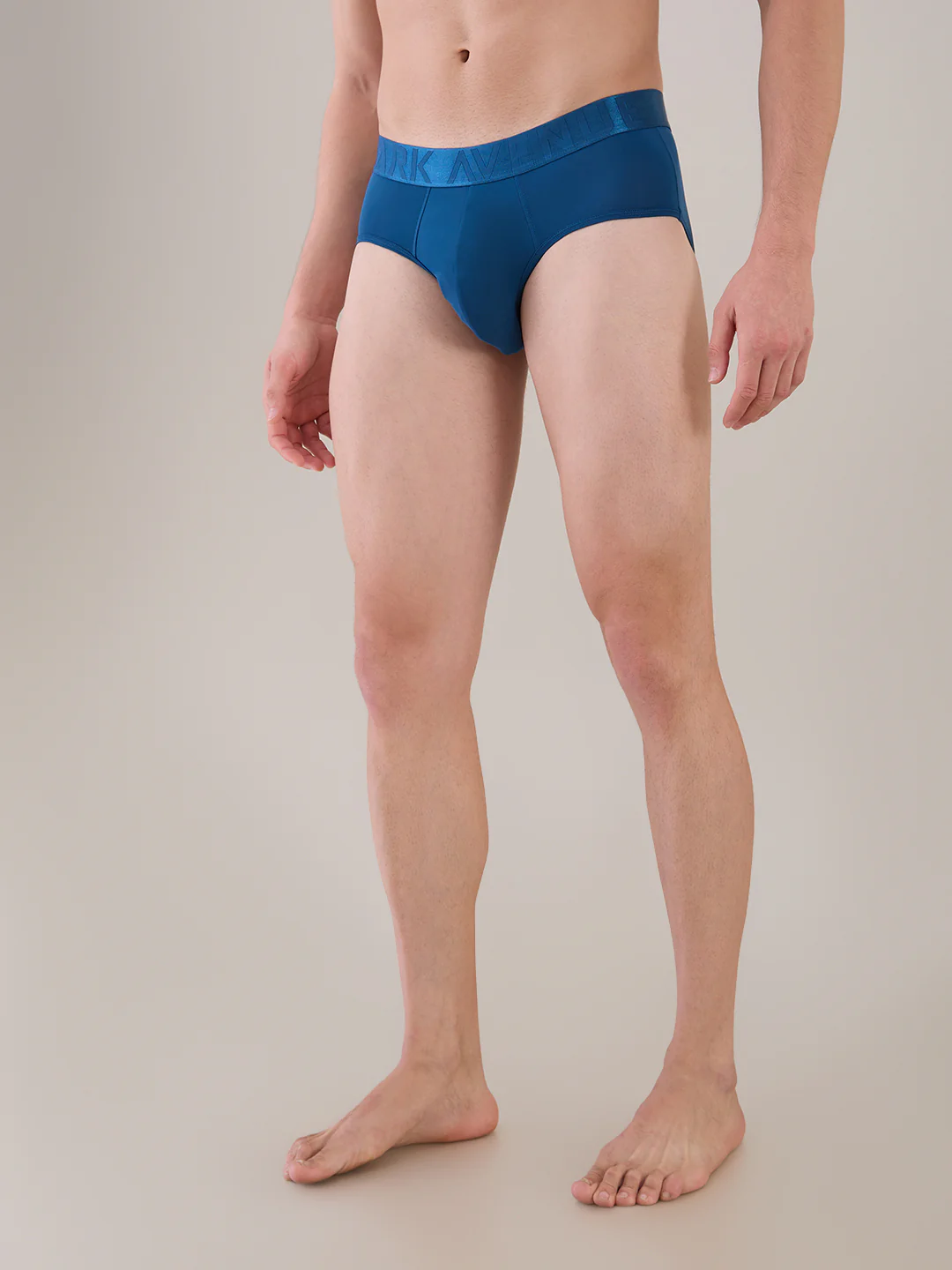 Park Avenue Men Blue Nylon Blend Brief - Image 2