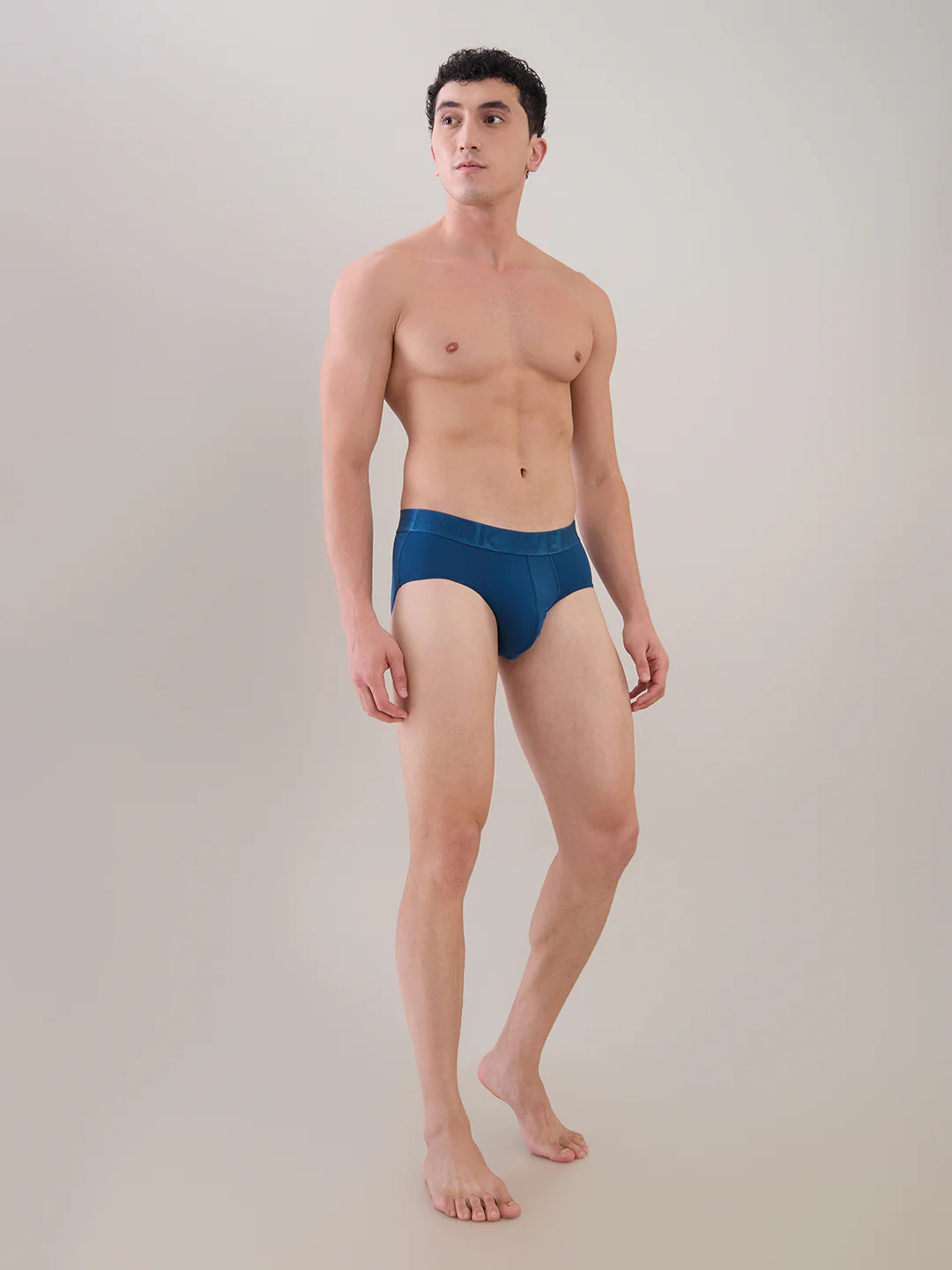 Park Avenue Men Blue Nylon Blend Brief - Image 5