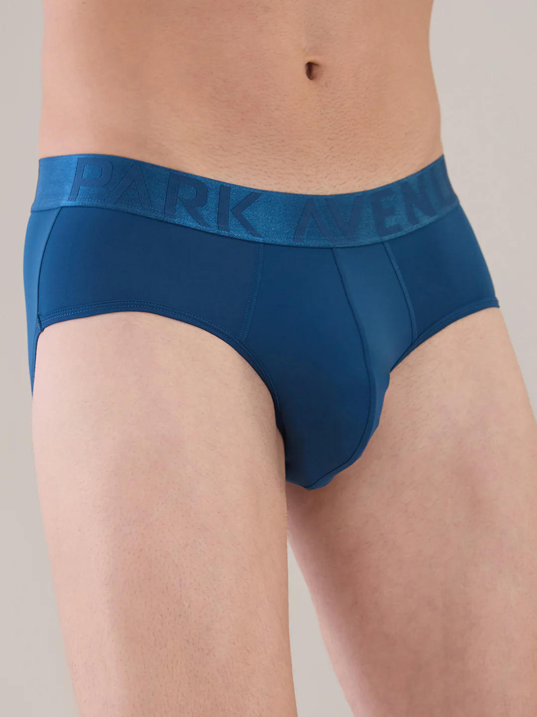 Park Avenue Men Blue Nylon Blend Brief - Image 7