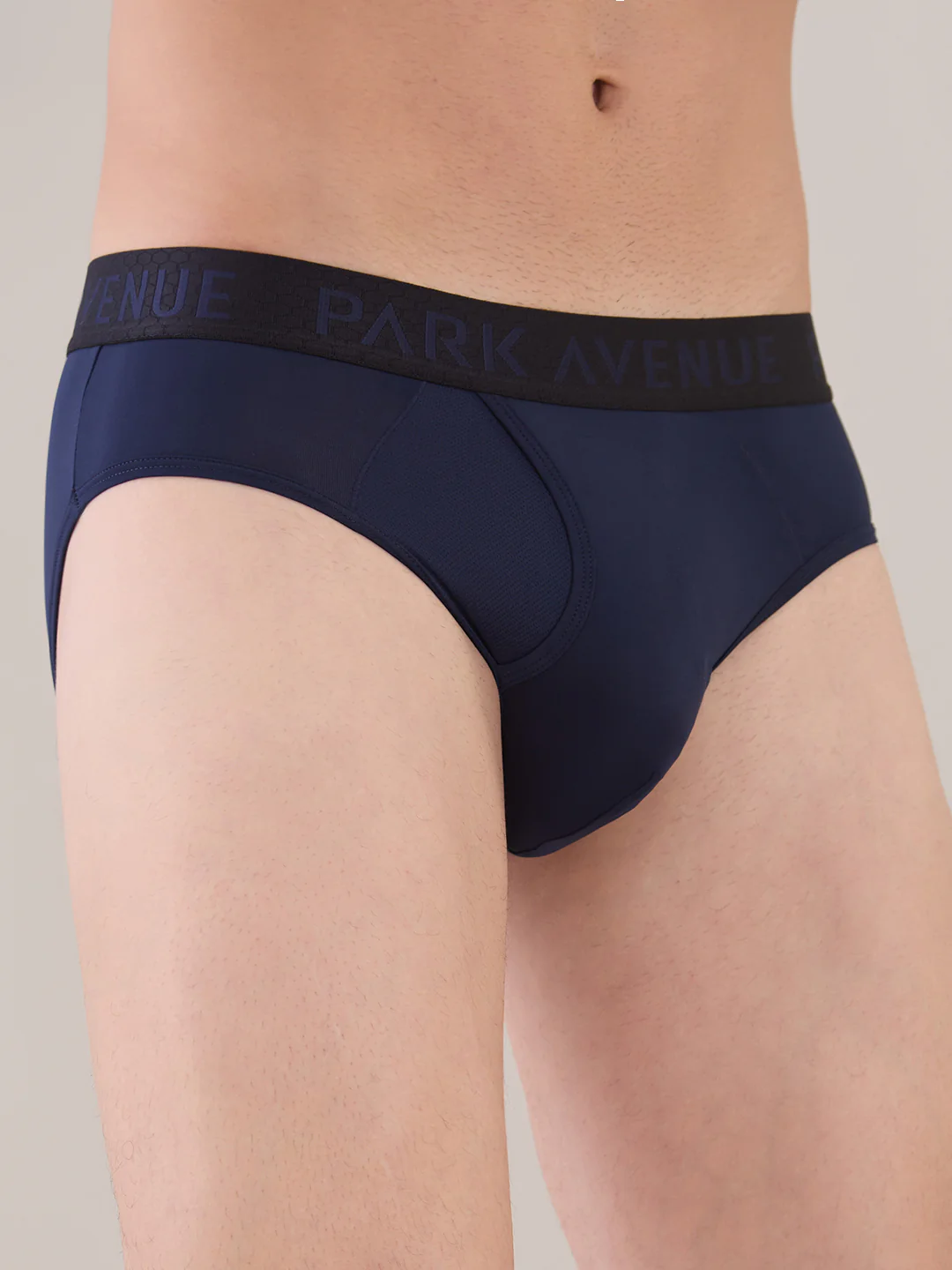 Park Avenue Men Blue Nylon Blend Brief - Image 7