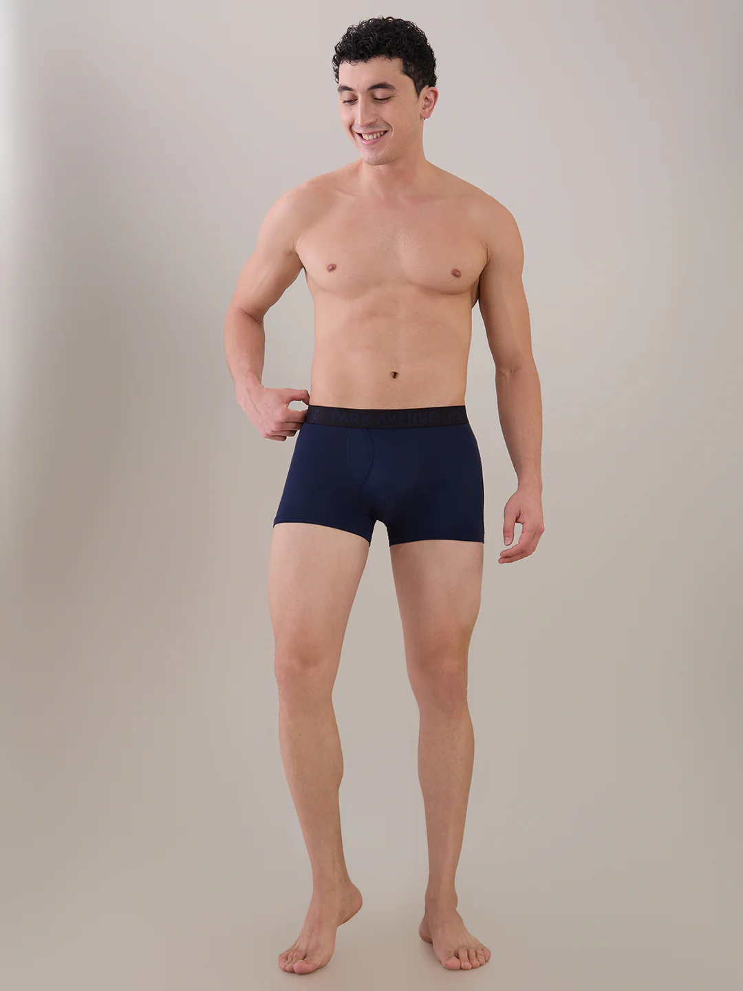 Park Avenue Men Blue Nylon Blend Trunk - Image 5