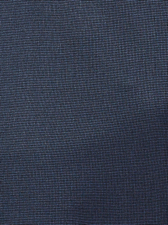 Park Avenue Men Blue Self Design Regular Fit Trouser - Image 7