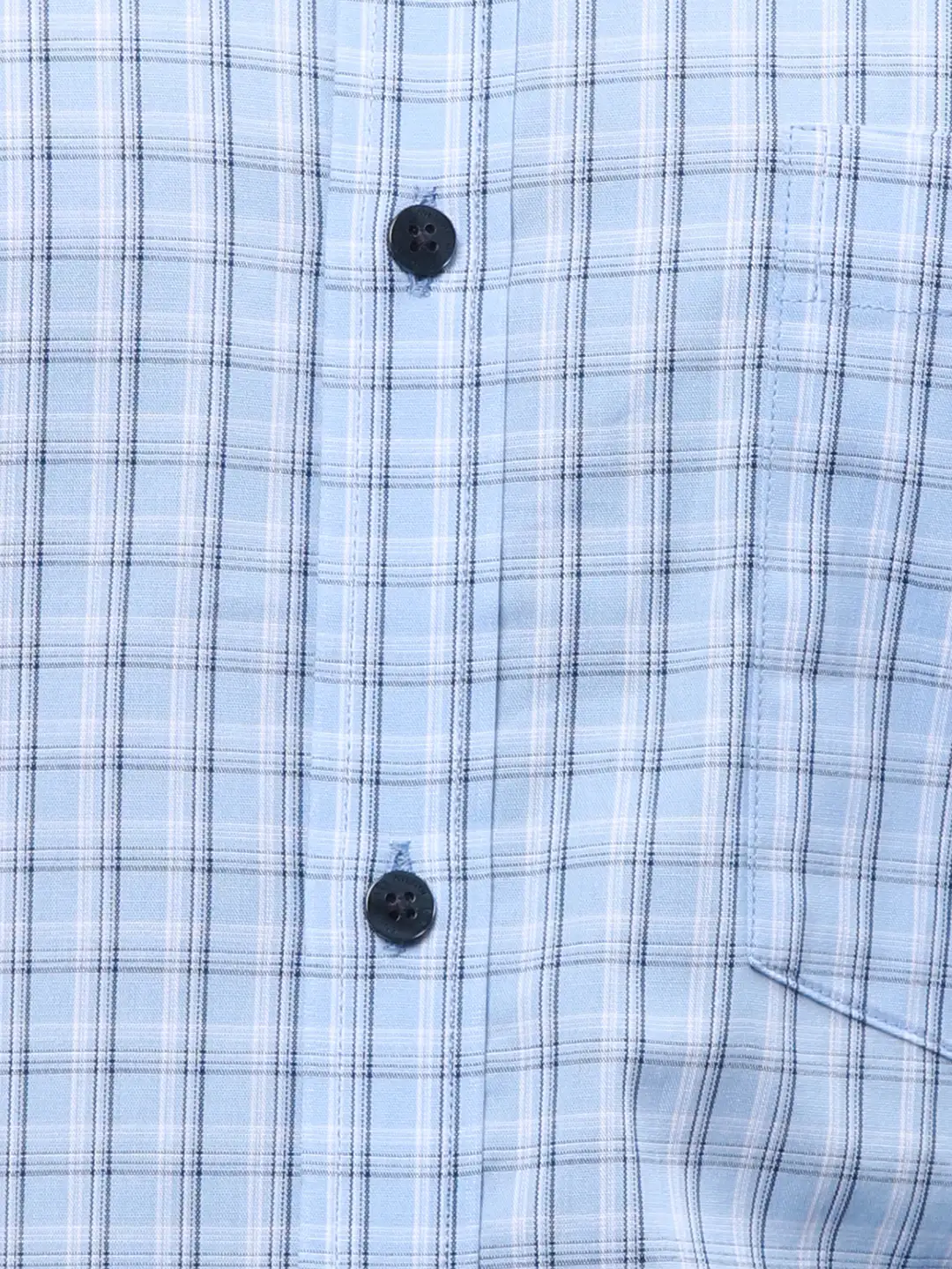 Park Avenue Men Blue Slim Fit Checks Cotton Shirts - Image 7