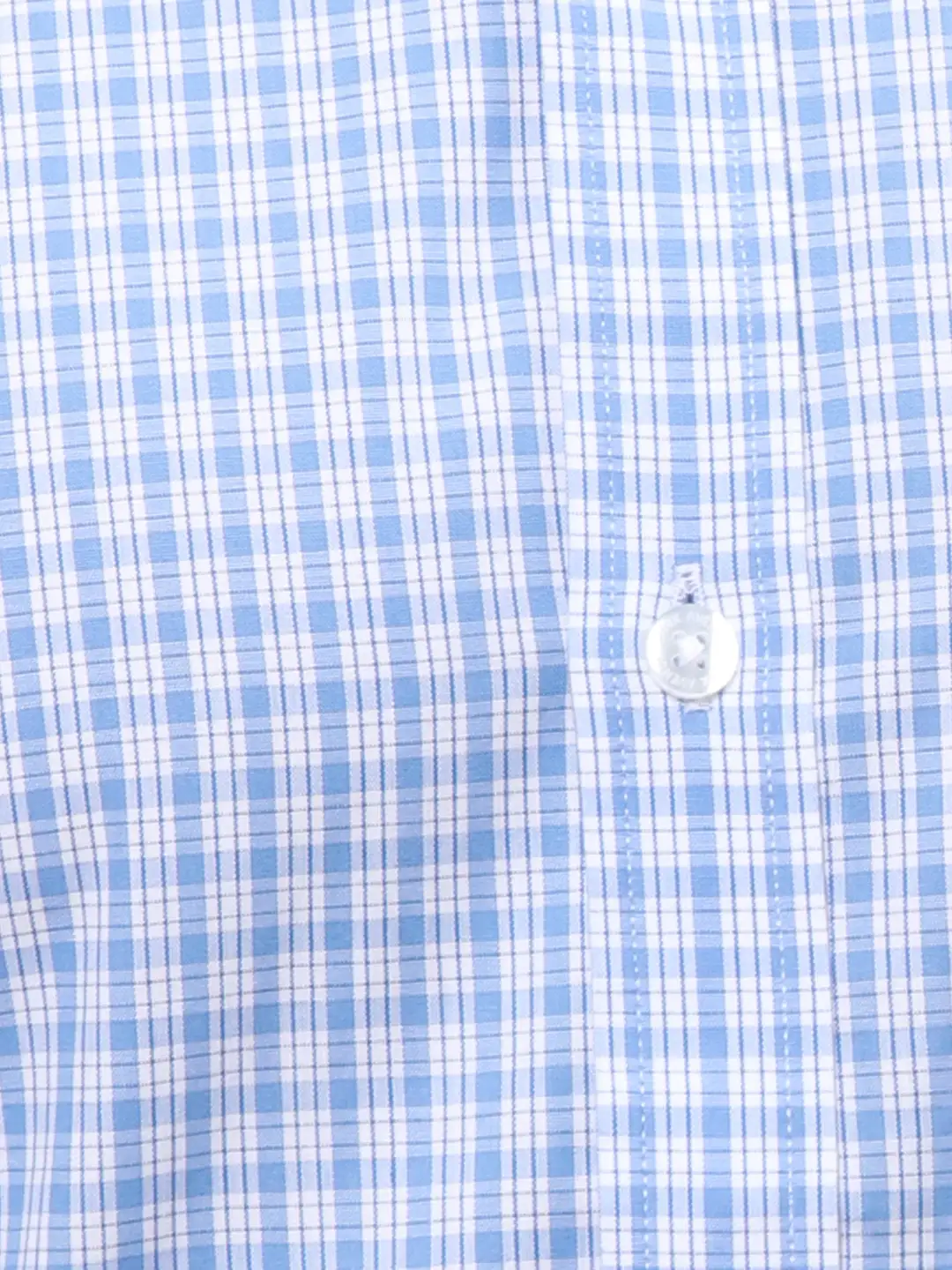 Park Avenue Men Blue Slim Fit Checks Cotton Shirts - Image 7