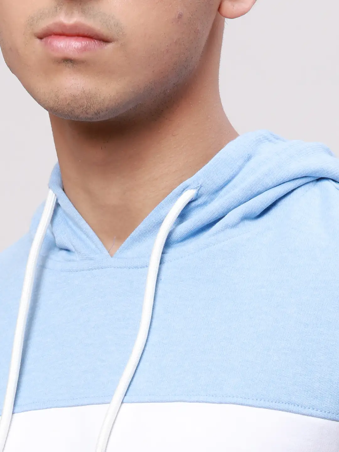 Park Avenue Men Blue Slim Fit Solid Cotton Sweatshirts - Image 6