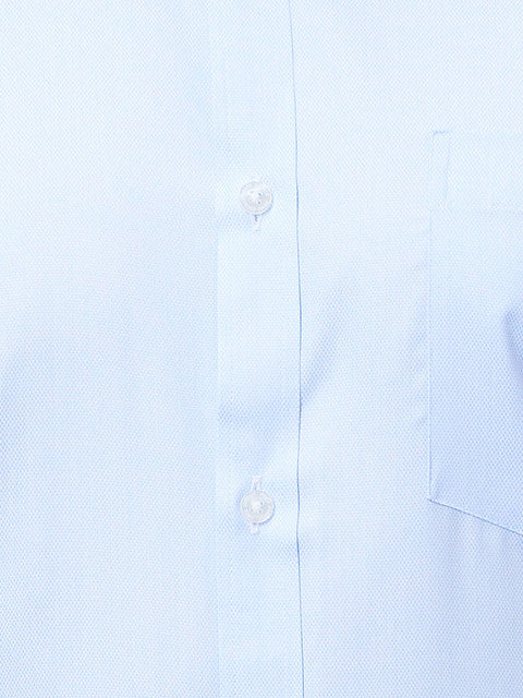 Park Avenue Men Blue Slim Fit Structure Formal Shirt - Image 8