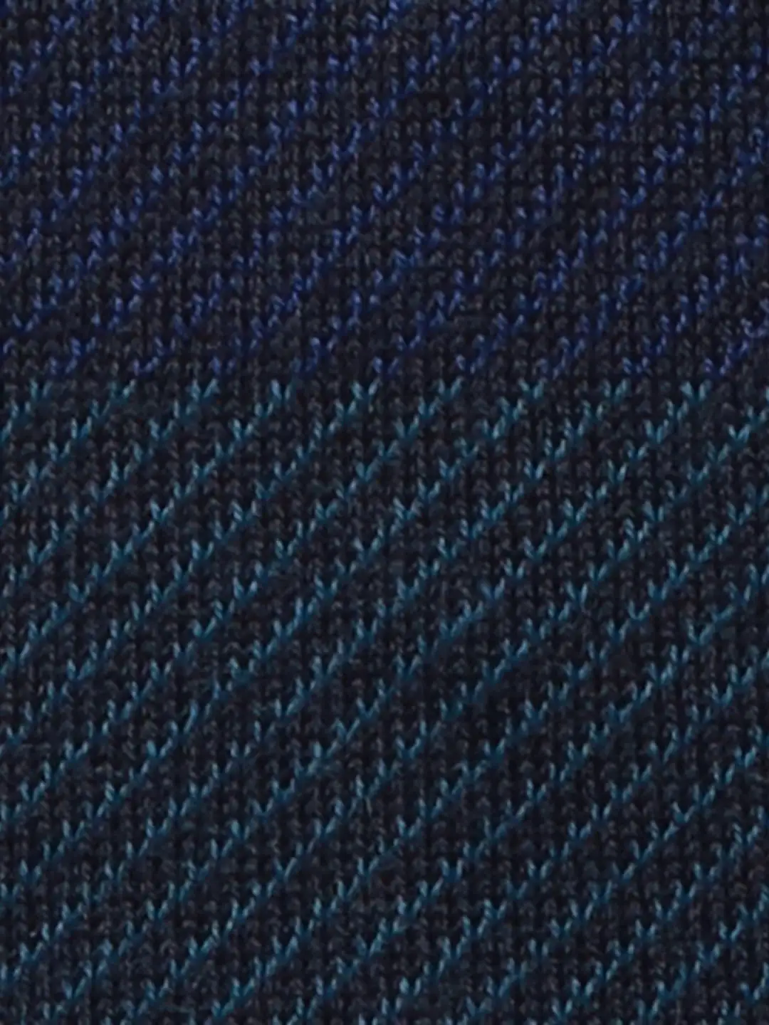 Park Avenue Men Blue Stripe Regular Acrylic Blend Full Sleeve Pullover - Image 7