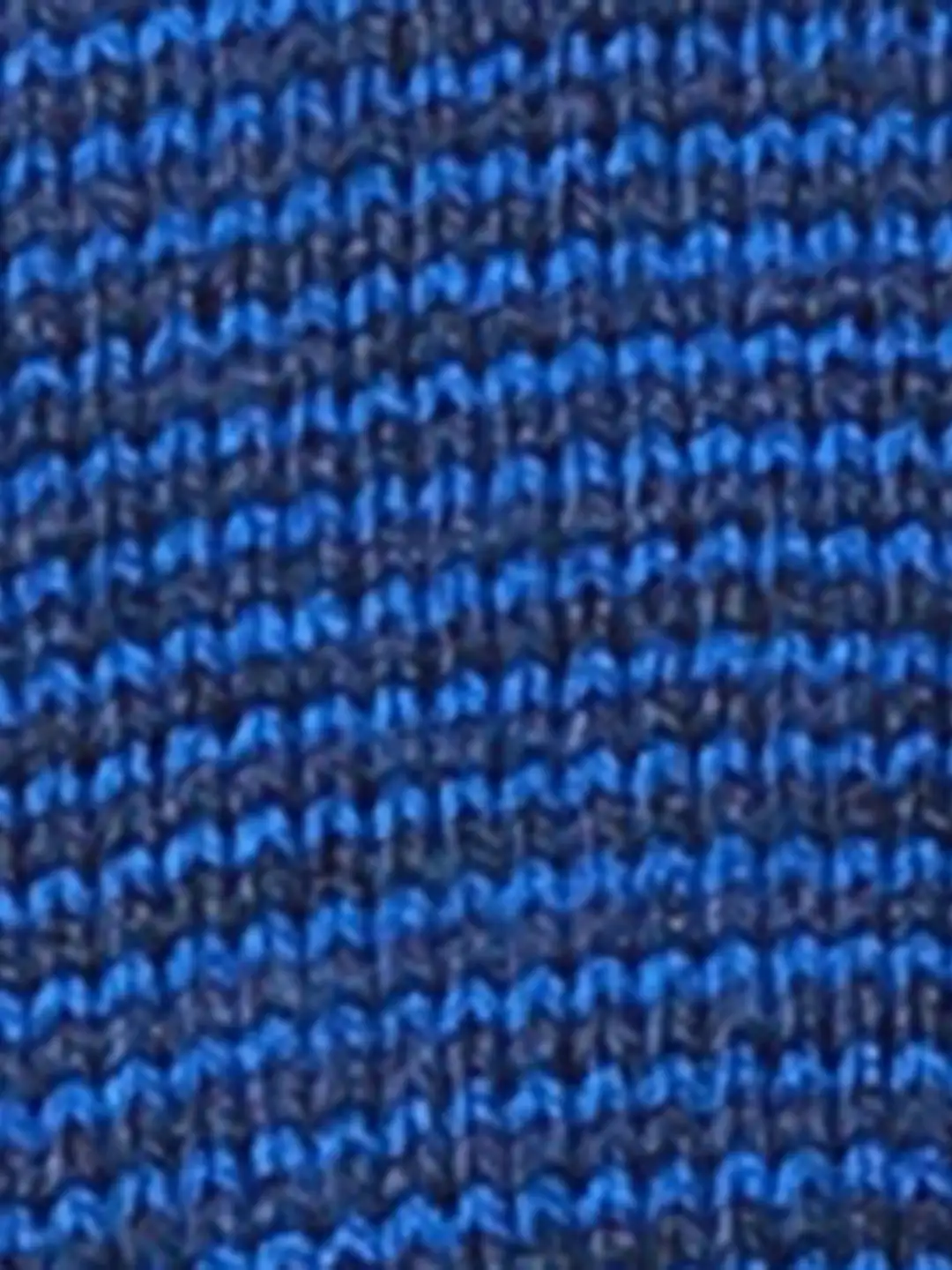 Park Avenue Men Blue Stripe Regular Acrylic Full Sleeve Pullover - Image 7