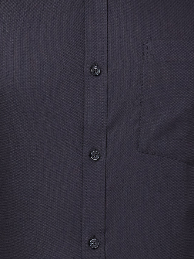 Park Avenue Men Blue Structure Slim Fit Cotton Shirt - Image 7