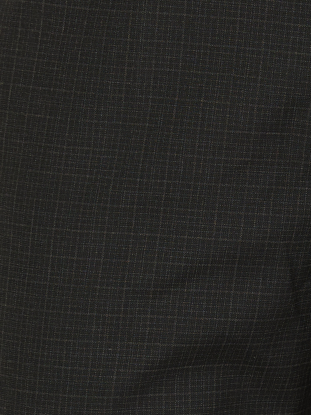 Park Avenue Men Brown Checks Regular Fit Polyester Blend Trouser - Image 7