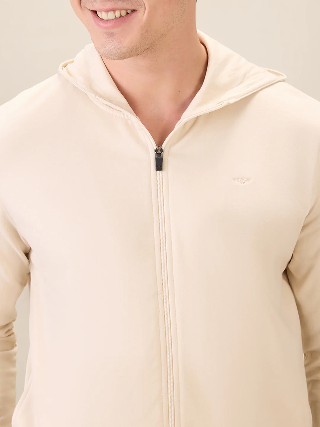 Park Avenue Men Brown Solid Slim Fit Cotton Blend Sweatshirt - Image 6