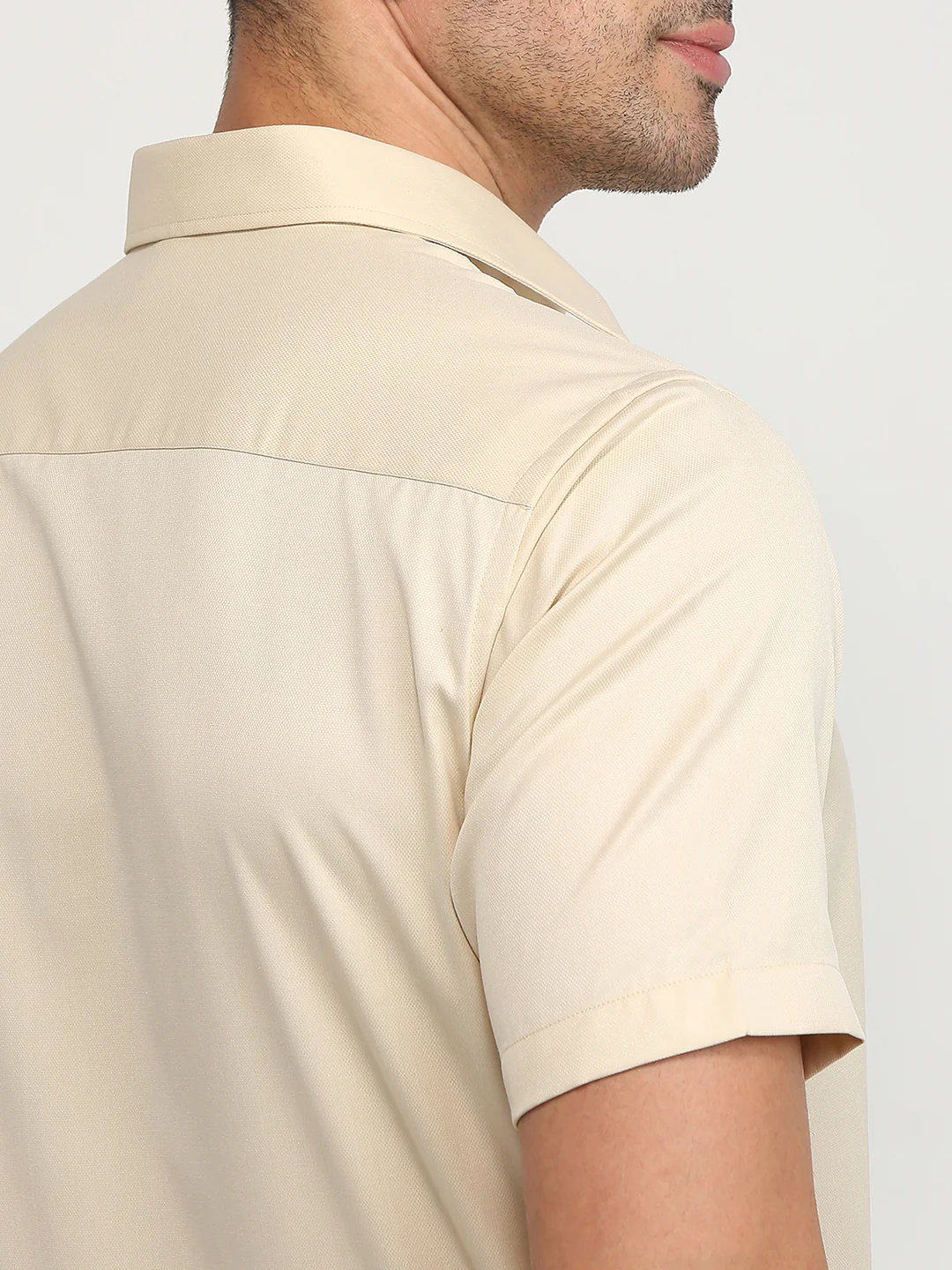 Park Avenue Men Brown Structure Regular Fit Cotton Blend Shirt - Image 7