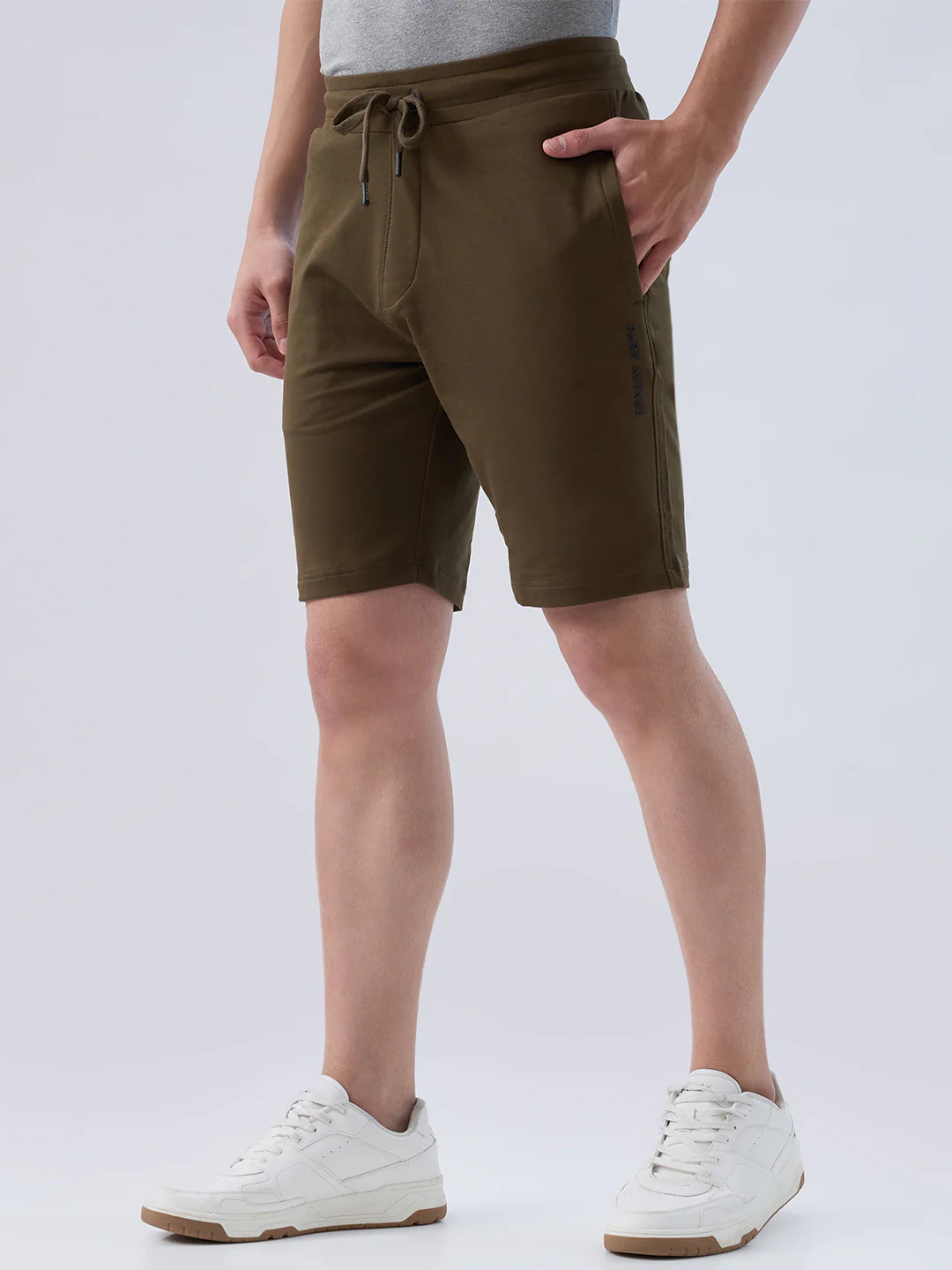 Park Avenue Men Green Cotton Blend Boxer - Image 3