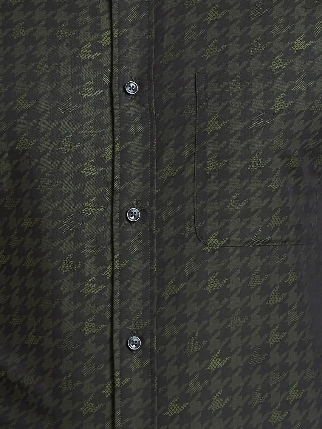 Park Avenue Men Green Structure Luxus Fit Cotton Full Sleeve Shirt - Image 7