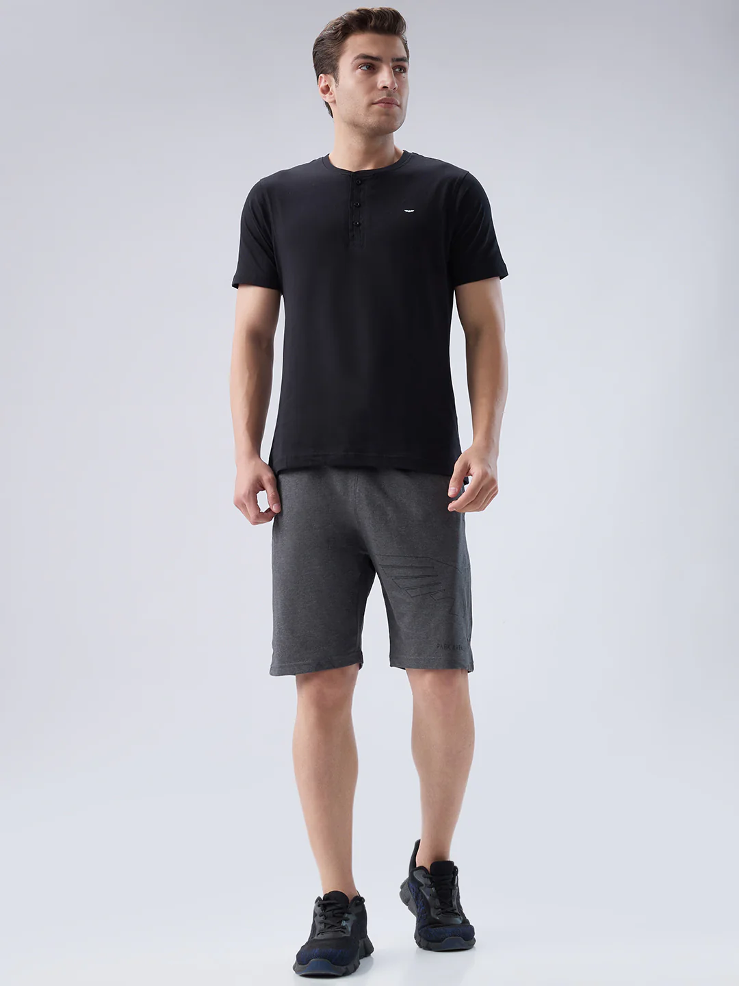 Park Avenue Men Grey Comfort Fit Cotton Boxer - Image 5