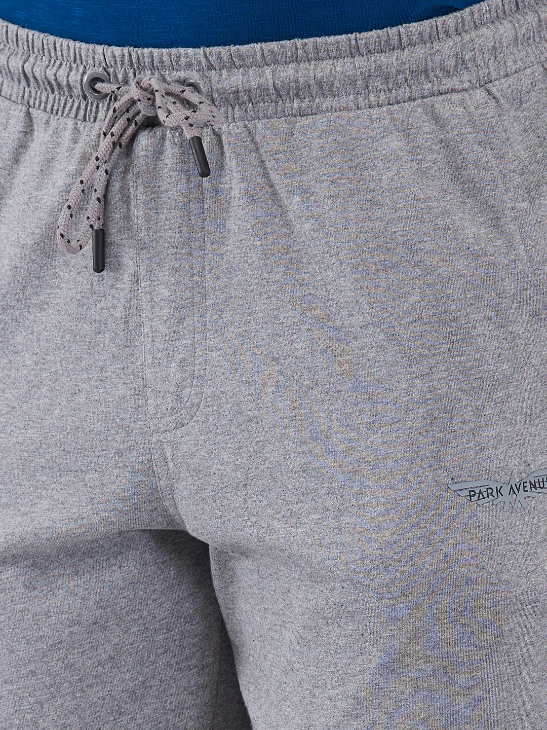 Park Avenue Men Grey Cotton Blend Trackpant - Image 6