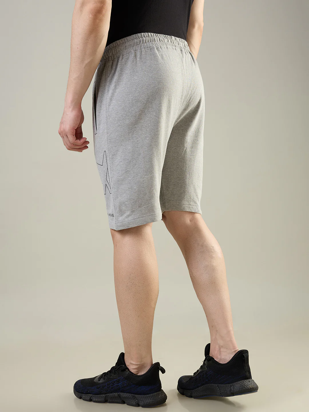 Park Avenue Men Grey Cotton Short - Image 3