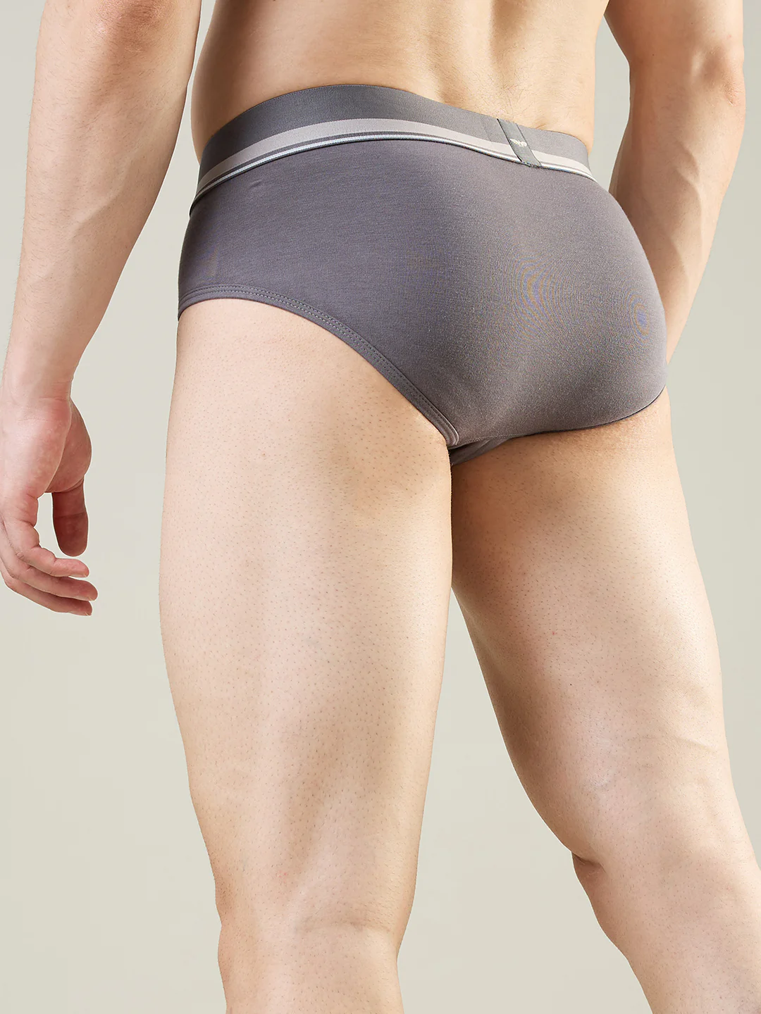 Park Avenue Men Grey Modal Blend Brief - Image 3