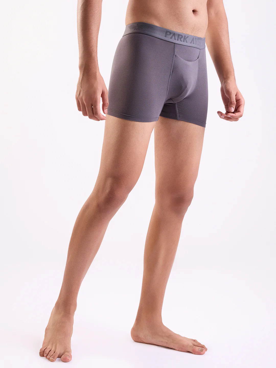 Park Avenue Men Grey Modal Blend Trunk - Image 3
