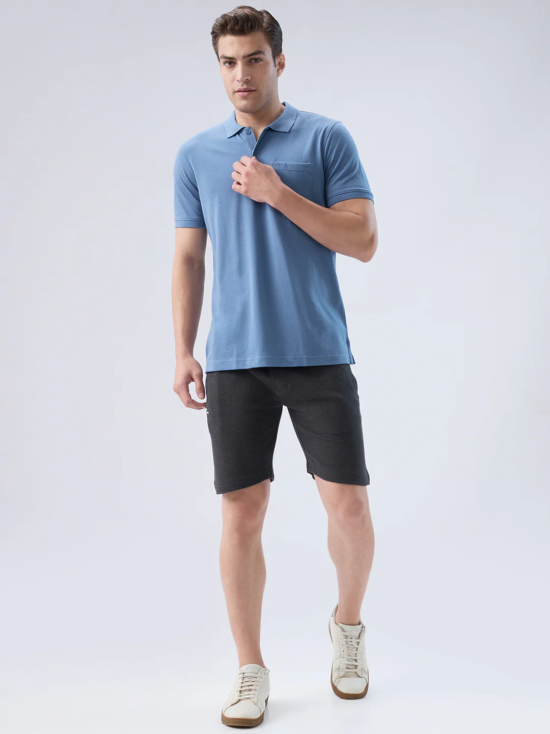 Park Avenue Men Grey Regular Fit Cotton Blend Boxer - Image 5