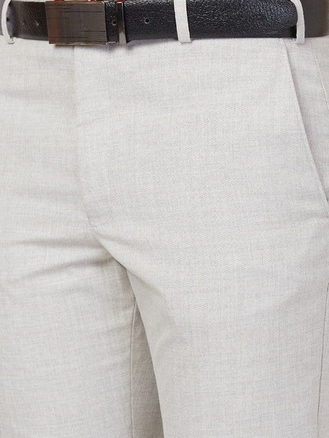 Park Avenue Men Grey Regular Fit Solid Trouser - Image 6